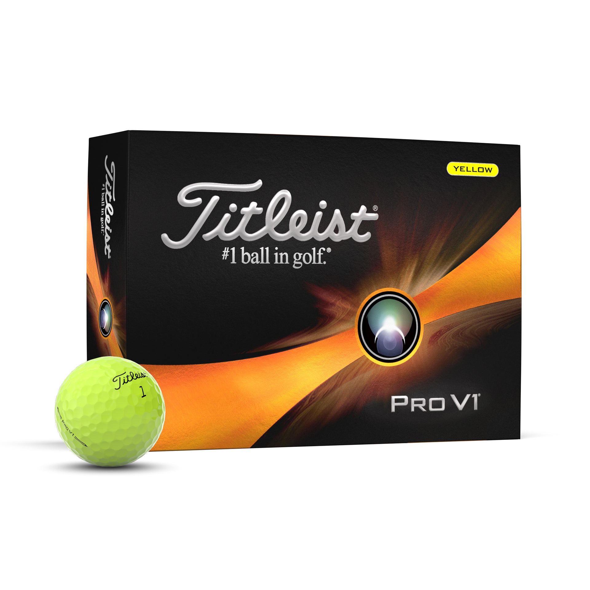 Titleist Pro V1 - Gul